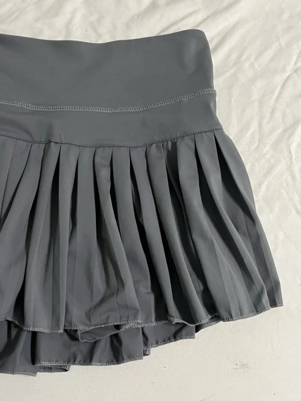 Goldhinge Tennis Pleated Skirt Skort Gray Size Medium